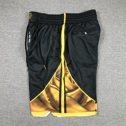 Men's Golden State Warriors Black 2022/23 City Edition Basketball Shorts1