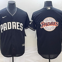 Men's San Diego Padres Black Official Replica Player Jersey1