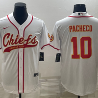 Men's Kansas City Chiefs Isiah Pacheco #10 White Game Jersey1 Joint Edition