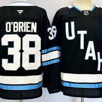 Men's Utah Mammoth Liam O'Brien #38 Fanatics Black Player Game Jersey