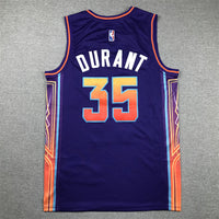 Men's Phoenix Suns Kevin Durant #35 Purple 2023/24 Swingman Jersey1 - City Edition
