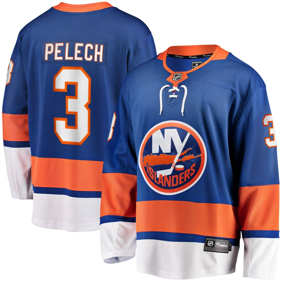 Men's New York Islanders Adam Pelech #3 Royal Player Game Jersey1