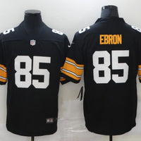 Men's Pittsburgh Steelers Eric Ebron #85 Black Player Game Jersey1