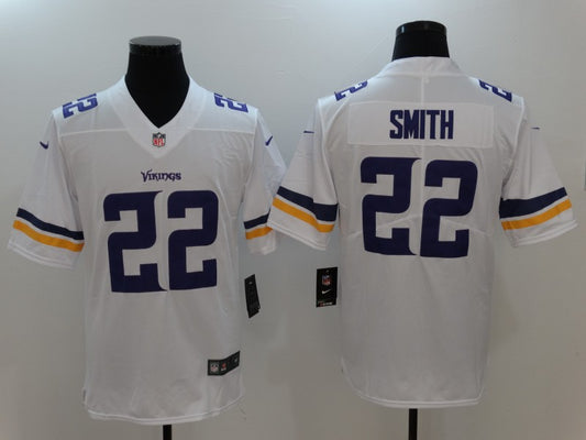 Men's Minnesota Vikings Harrison Smith #22 White Game Jersey1