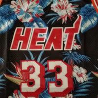 Men's Miami Heat Alonzo Mourning 1996-97 Hardwood Classics Swingman Jersey1