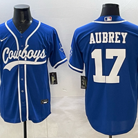 Brandon Aubrey #17 Dallas Cowboys Royal Game Jersey - JerseysFreak