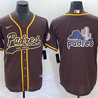 Men's San Diego Padres Brown Replica Team Jersey1 Joint Edition