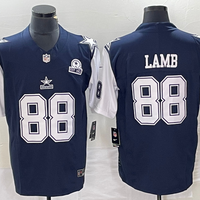 Men's Dallas Cowboys CeeDee Lamb #88 Navy Player Jersey1