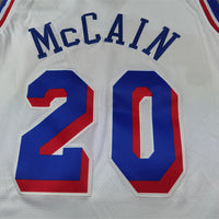 Men's Philadelphia 76ers Jared McCain #20 White Swingman Jersey1 - Association Edition