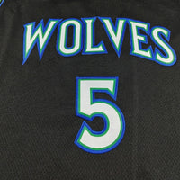 Men's Minnesota Timberwolves Anthony Edwards #5 Black Swingman Jersey - Statement Edition