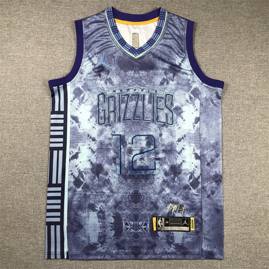 Men's Memphis Grizzlies Ja Morant #12 Light Blue Select Series Swingman Jersey1