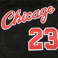 Men's Chicago Bulls Michael Jordan #23 Black 1997-98 Authentic Player Jersey1