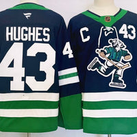 Men's Vancouver Canucks Quinn Hughes #43 Fanatics Blue Player Game Jersey