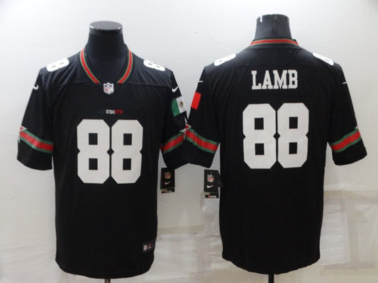 Men's Dallas Cowboys CeeDee Lamb #88 Black Game Player Jersey1