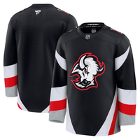 Buffalo Sabres Black Alternate Premium Blank Jersey - JerseysFreak