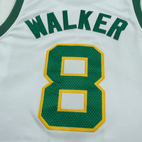 Men's Boston Celtics Kemba Walker #8 White Game Jersey1