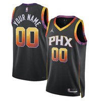 Men's Phoenix Suns Black 2022/23 Swingman Custom Jersey1 - Statement Edition