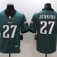 Men's Philadelphia Eagles Malcom Jenkins #27 Midnight Green Game Jersey1