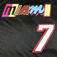 Men's Miami Heat Kyle Lowry #7 Black Swingman Player Jersey1 - City Edition