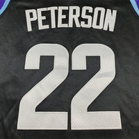 Men's Utah Jazz Darryn Peterson #22 Black Swingman Jersey - Statement Edition