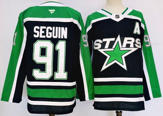 Men's Dallas Stars Tyler Seguin #91 Fanatics Black Player Jersey
