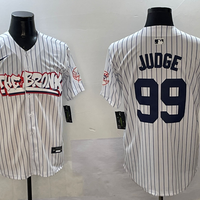 Men's New York Yankees1 Aaron Judge White Limited Player Jersey