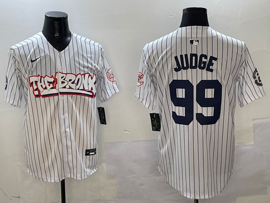 Men's New York Yankees Aaron Judge White Limited Player Jersey1