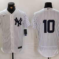 Men's New York Yankees Phil Rizzuto #10 White Replica Player Name Jersey1
