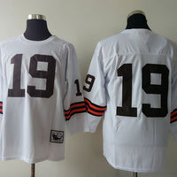 Men's Cleveland Browns Bernie Kosar Mitchell & Ness White Legacy Replica Jersey1