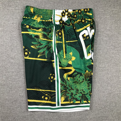Men's Boston Celtics Year of Rabbit Edition Pocket Shorts1