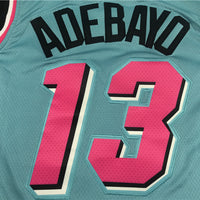 Men's Miami Heat Bam Adebayo #13 Blue Swingman Player Jersey1
