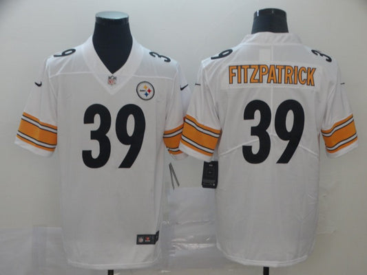 Men's Pittsburgh Steelers Minkah Fitzpatrick #39 White Game Jersey1