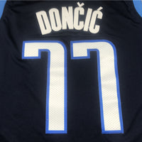 Men's Dallas Mavericks Luka Doncic #77 Navy 2020/21 Swingman Player Jersey1