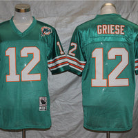 Men's Miami Dolphins Bob Griese Mitchell & Ness Aqua Legacy Replica Jersey1