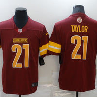 Men's Washington Commanders Sean Taylor #21 Burgundy 2022 Home Retired Player Limited Jersey1
