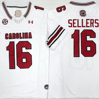 Men's South Carolina Gamecock LaNorris Sellers #16 White Player Game Jersey