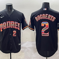 Men's San Diego Padres Xander Bogaerts #2 Black Limited Player Jersey