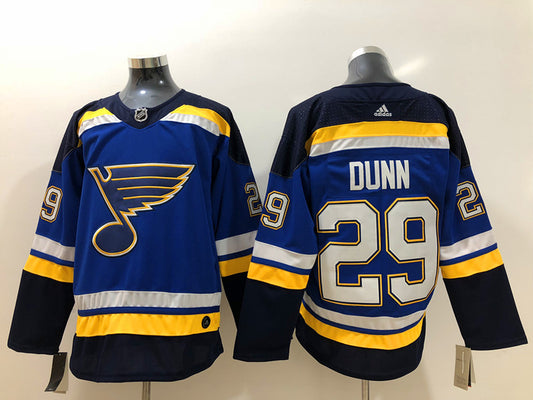 Men's St. Louis Blues Vince Dunn #29 Blue Home Breakaway Player Jersey1