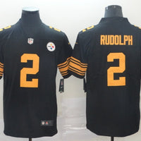 Men's Pittsburgh Steelers Mason Rudolph #2 Black Alternate Legend Jersey1
