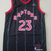 Men's Toronto Raptors Fred VanVleet Black 2020/21 Player Jersey1