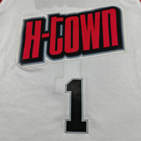 Men's Houston Rockets Amen Thompson #1 White 2024/25 Swingman Player Jersey - City Edition