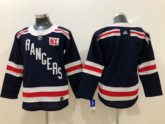 Men's New York Rangers Black Blank Player Jersey1