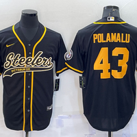 Troy Polamalu Pittsburgh Steelers Black Vapor Jersey