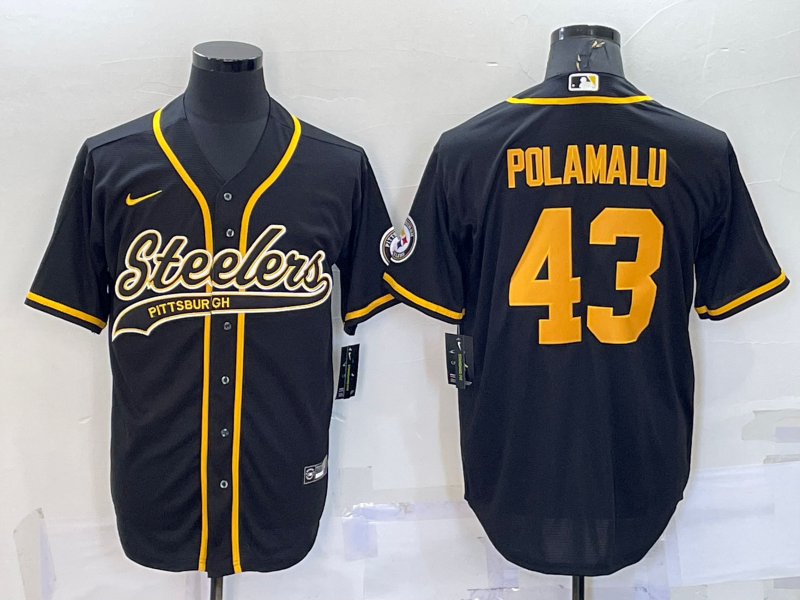 Troy Polamalu Pittsburgh Steelers Black Vapor Jersey