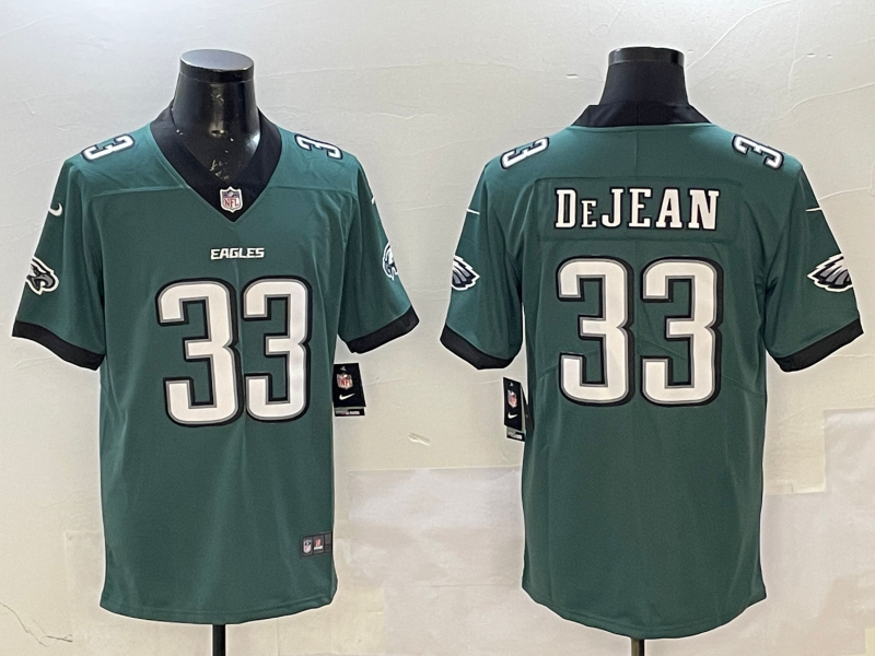 Cooper DeJean #33 Philadelphia Eagles Midnight Green Game Player Jersey - JerseysFreak