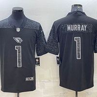 Men's Arizona Cardinals Kyler Murray #1 Black RFLCTV Limited Jersey1