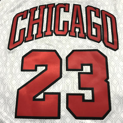 Men's Chicago Bulls Michael Jordan #23 White 2022/23 Swingman Jersey1 - City Edition