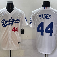 Men's Los Angeles Dodgers Andy Pages #44 White Home Limited Player Jersey