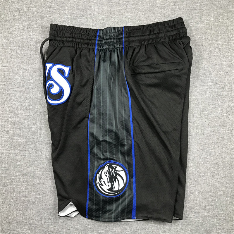 Men's Dallas Mavericks Black 2023/24 Pocket Shorts1 City Edition