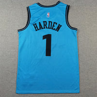 Men's LA Clippers James Harden #1 Light Blue 2024/25 Swingman Player Jersey1 - City Edition